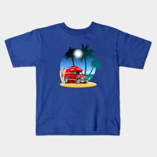 Cartoon Camper Kids T-Shirt